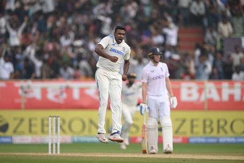 Ravichandran Ashwin is just one short of 500 Test wickets. [P/C: Getty]