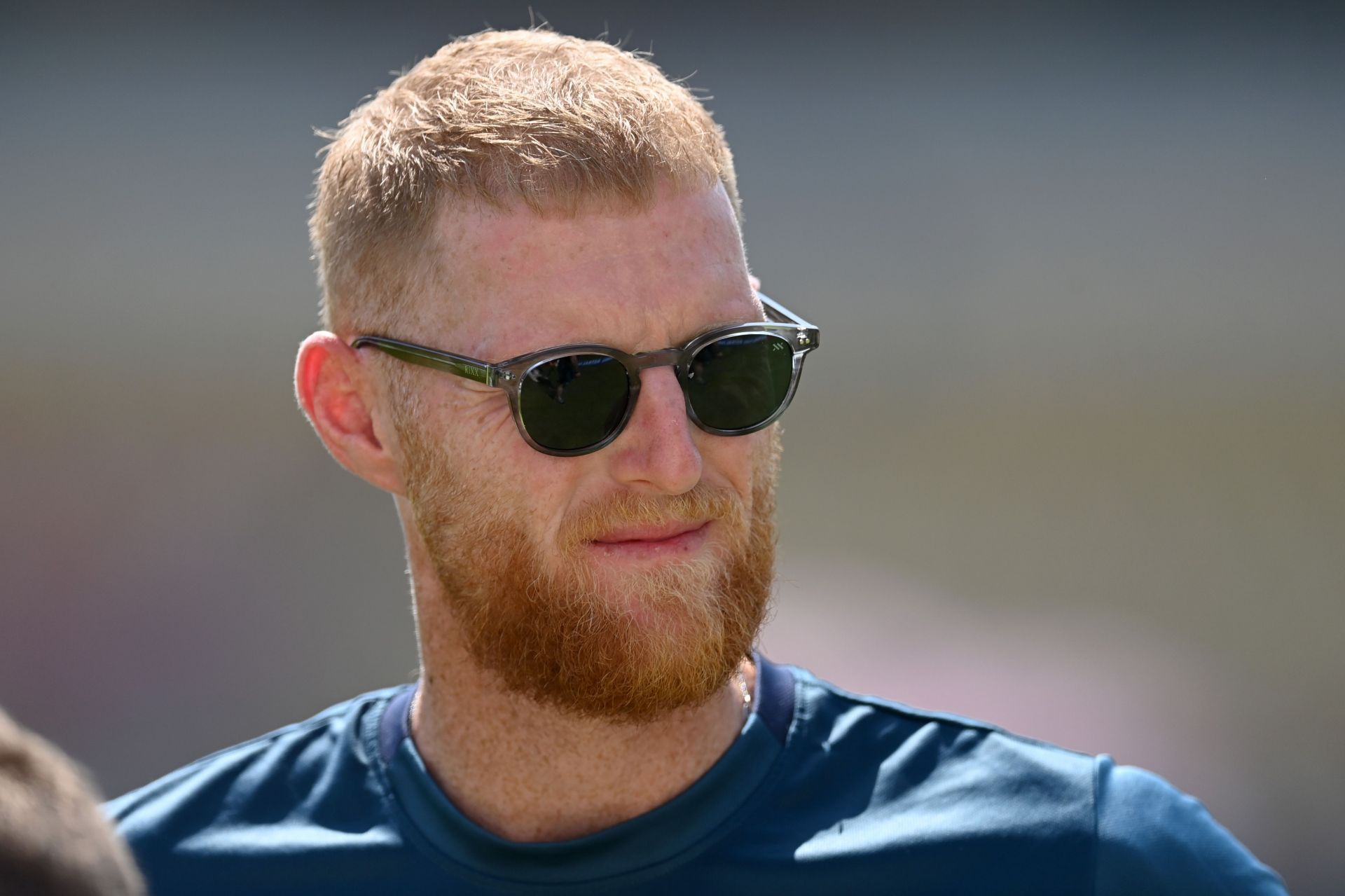 England captain Ben Stokes pictured during a net session