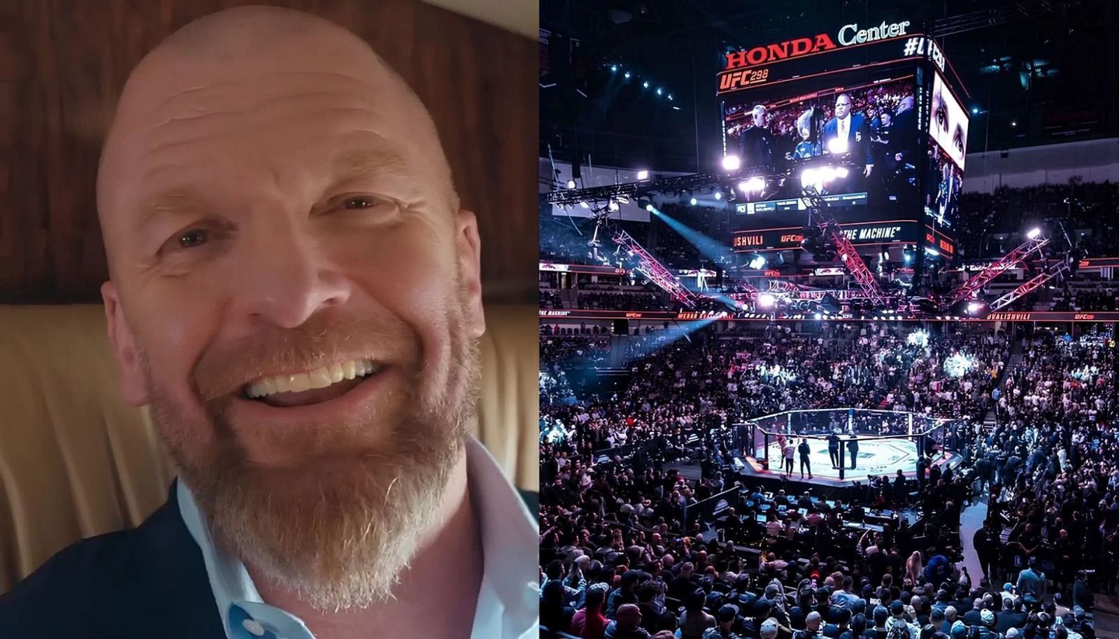 UFC स्टार ने WWE COO ट्रिपल एच के साथ फोटो शेयर की है 