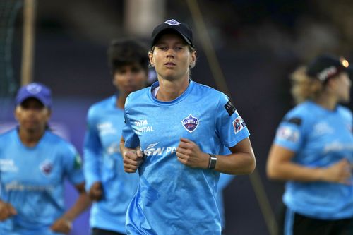 Meg Lanning in action: WPL 2023 - Delhi Capitals v Mumbai Indians