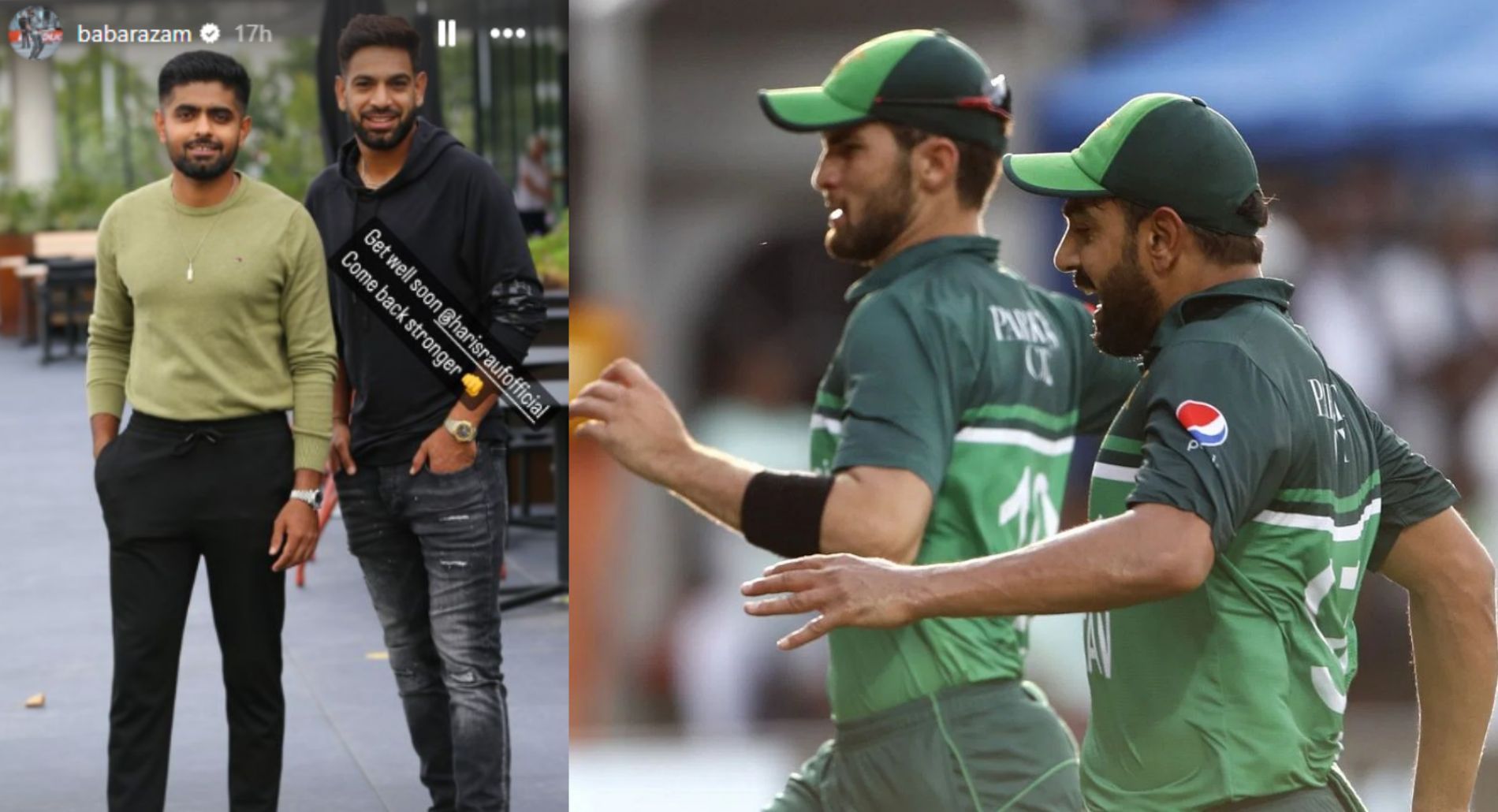 Haris Rauf injury, Shaheen Afridi, Babar Azam