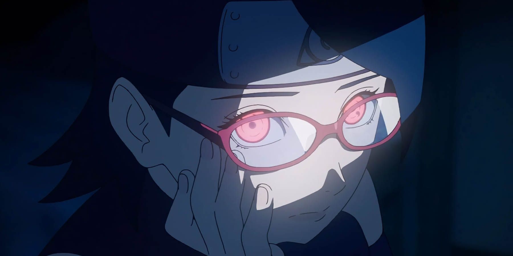 Sarada Uchiha as seen in the Boruto anime (Image via Studio Pierrot)