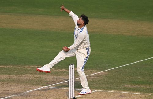 Kuldeep Yadav was introduced into the attack in the 42nd over of England's innings.