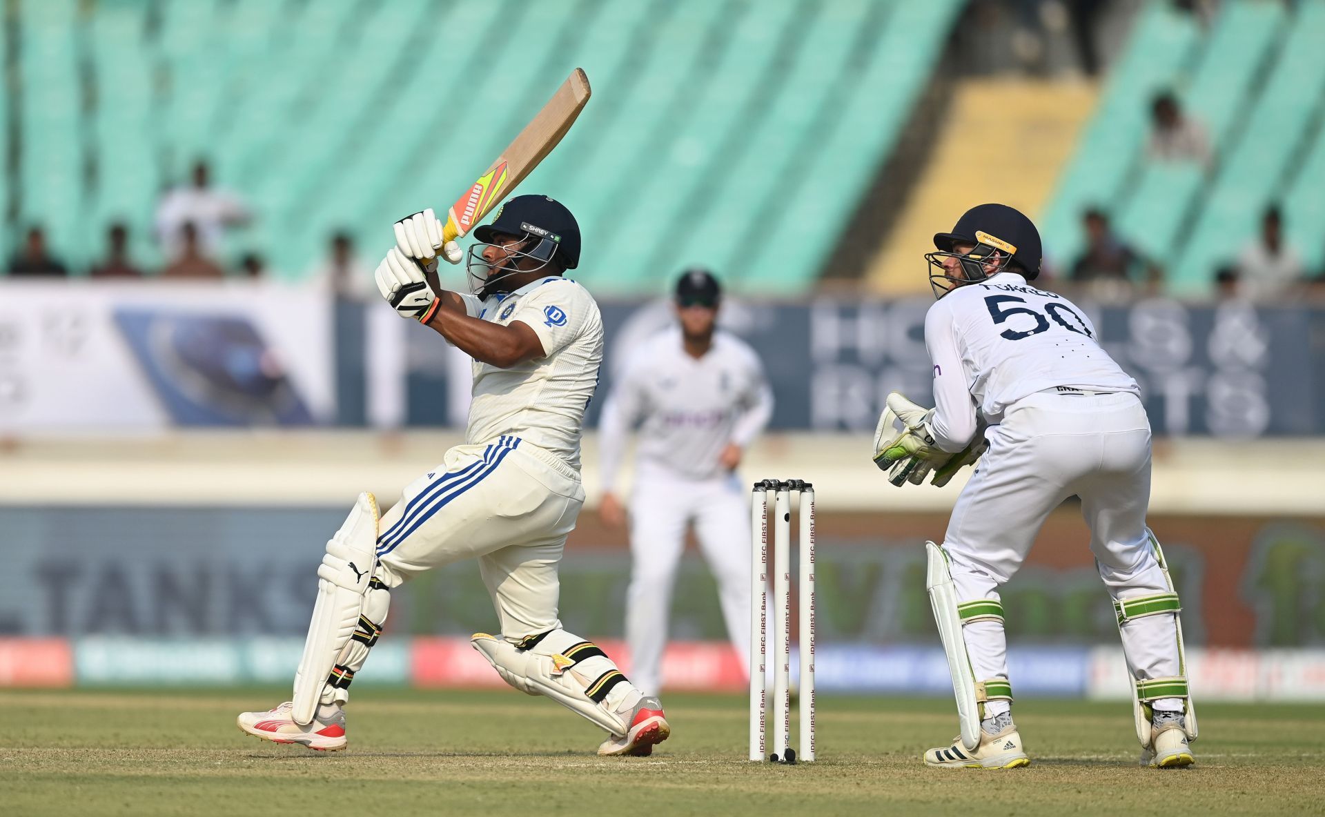 Sarfaraz Khan scored his runs at a strike rate of nearly 94 in both innings. [P/C: Getty]