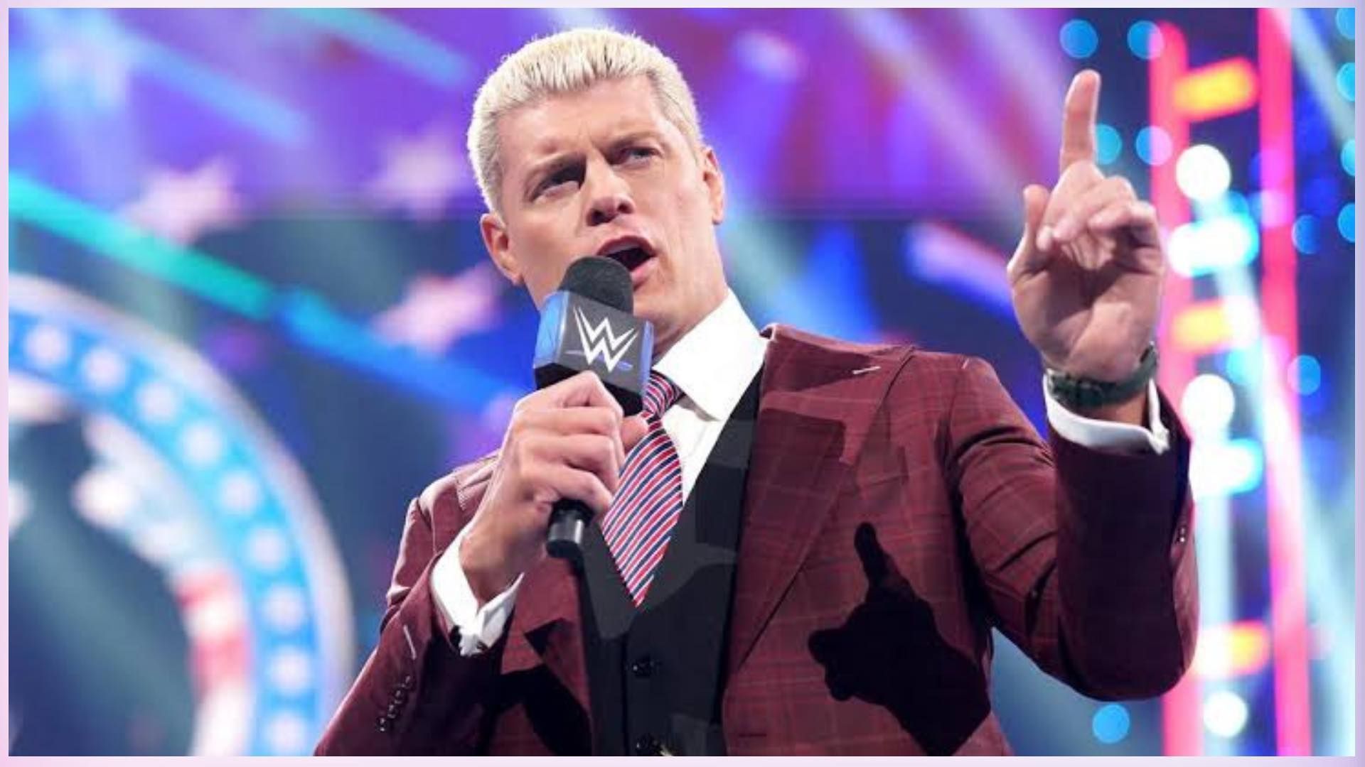 Cody Rhodes as seen at a WWE SmackDown show.