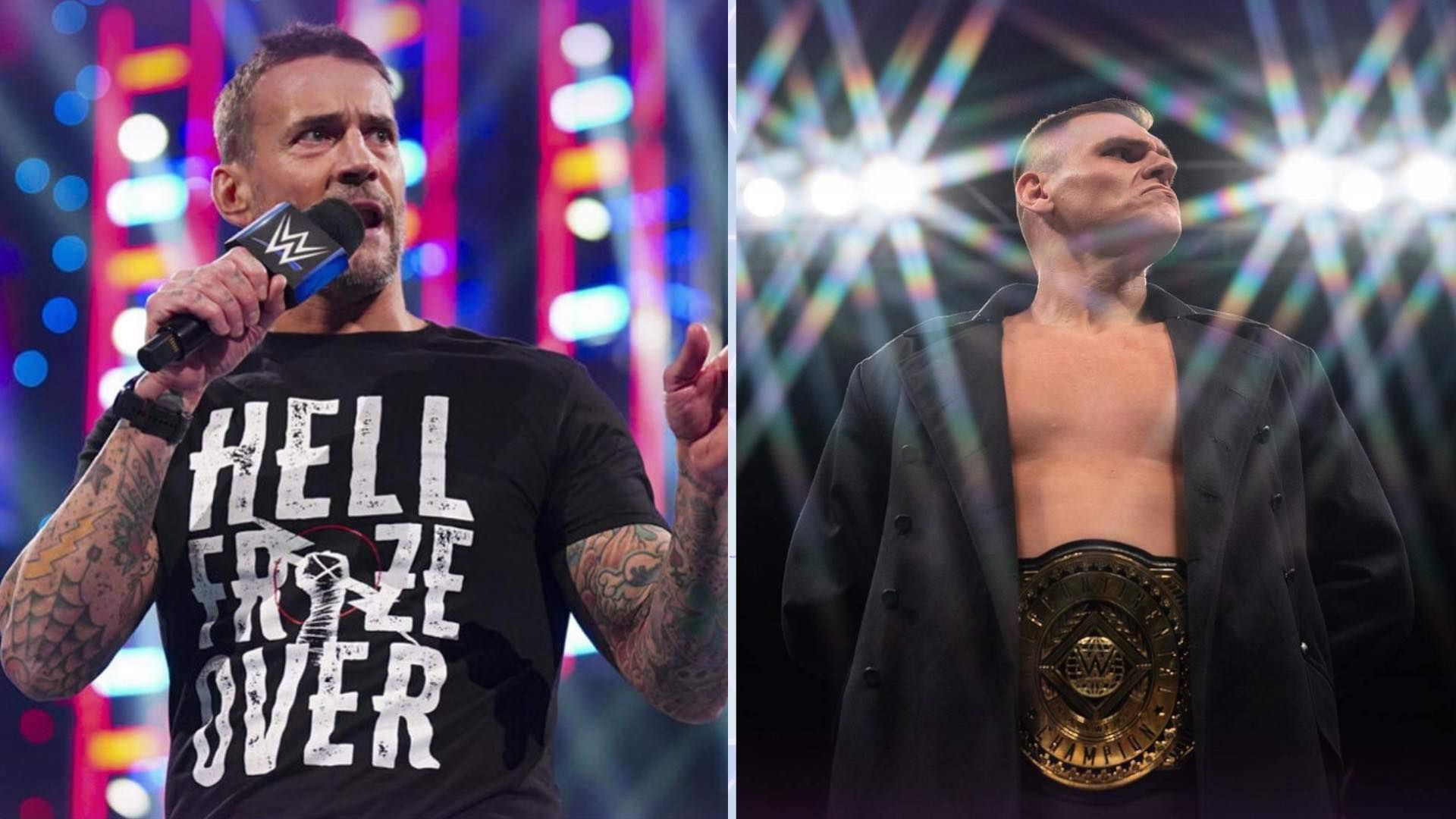 CM Punk (left); Gunther (right)