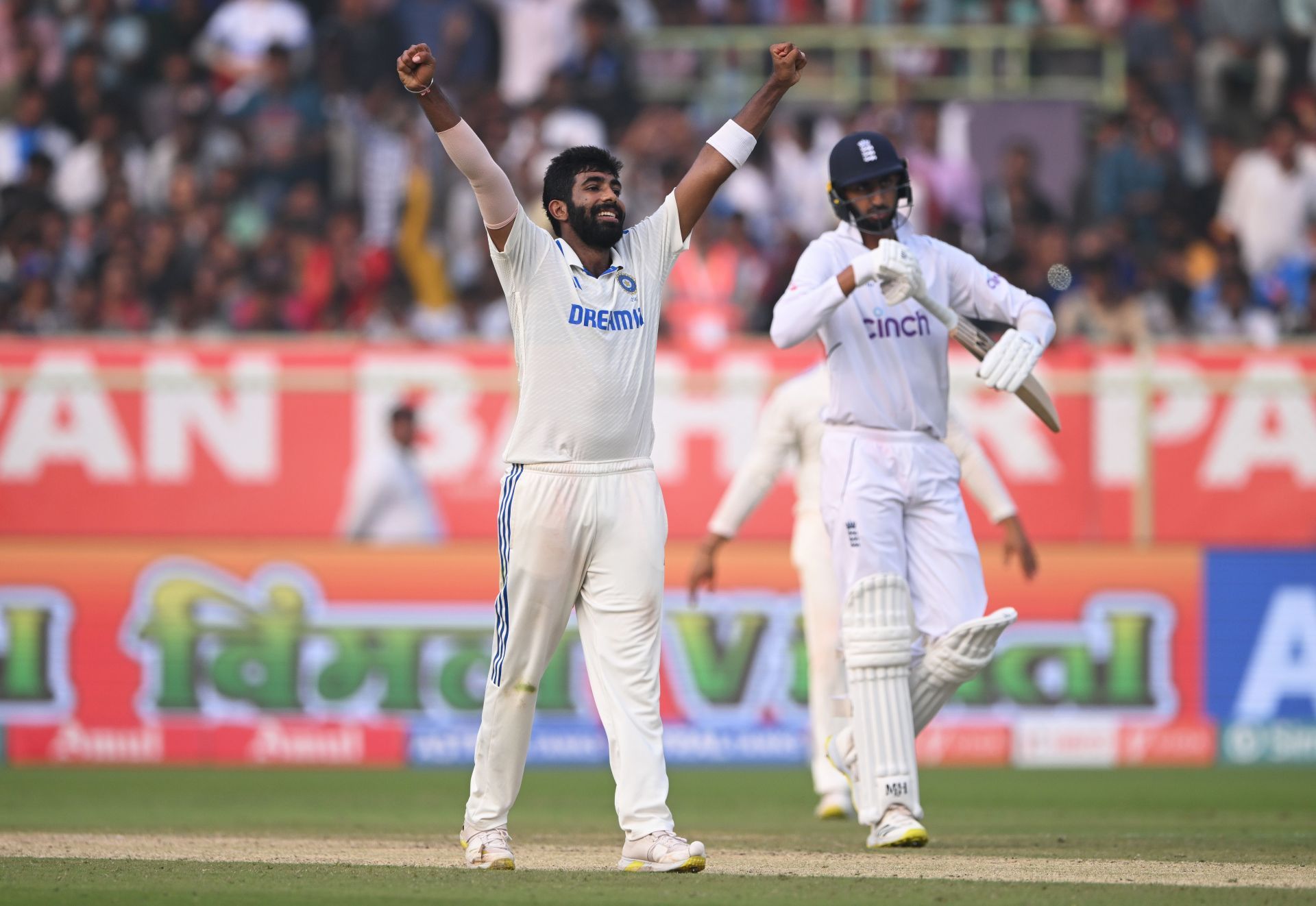 Jasprit Bumrah is the fastest Indian seamer to 150 Test wickets. [P/C: Getty]