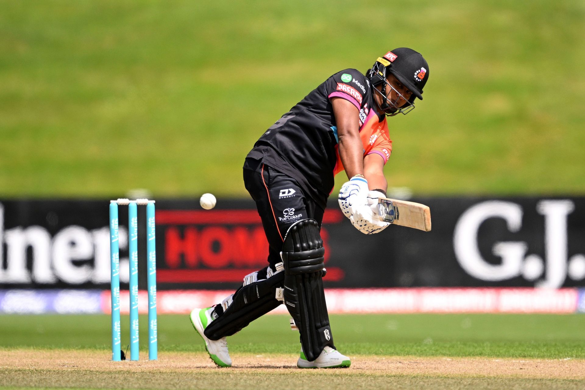 Chamari Athapaththu bats: Super Smash - Otago Sparks v Northern Districts Brave