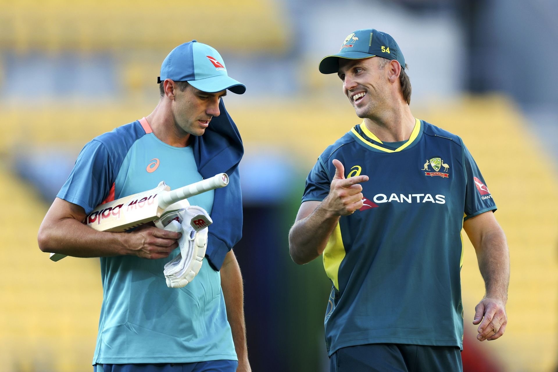 Pat Cummins and Mitchell Marsh. (Image Credits: Getty)