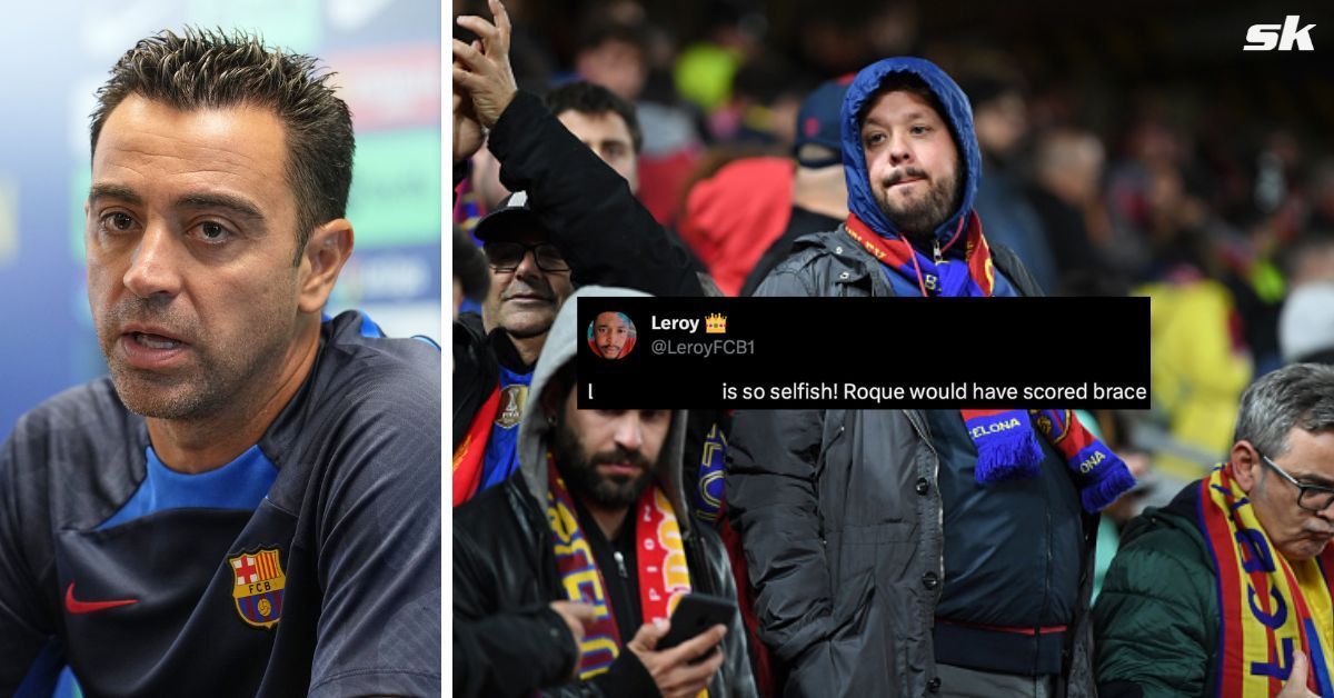 Barcelona fans criticised Lewandowski on Twitter for his poor outing.