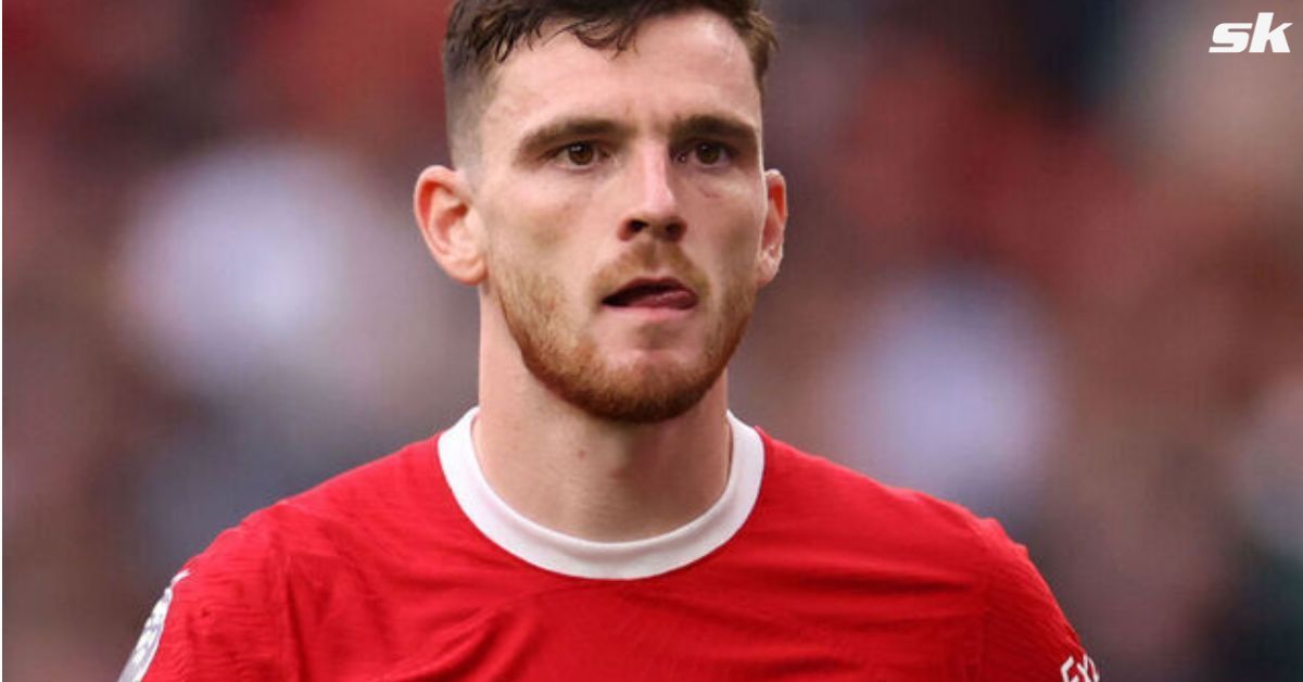 Liverpool left-back Andrew Robertson