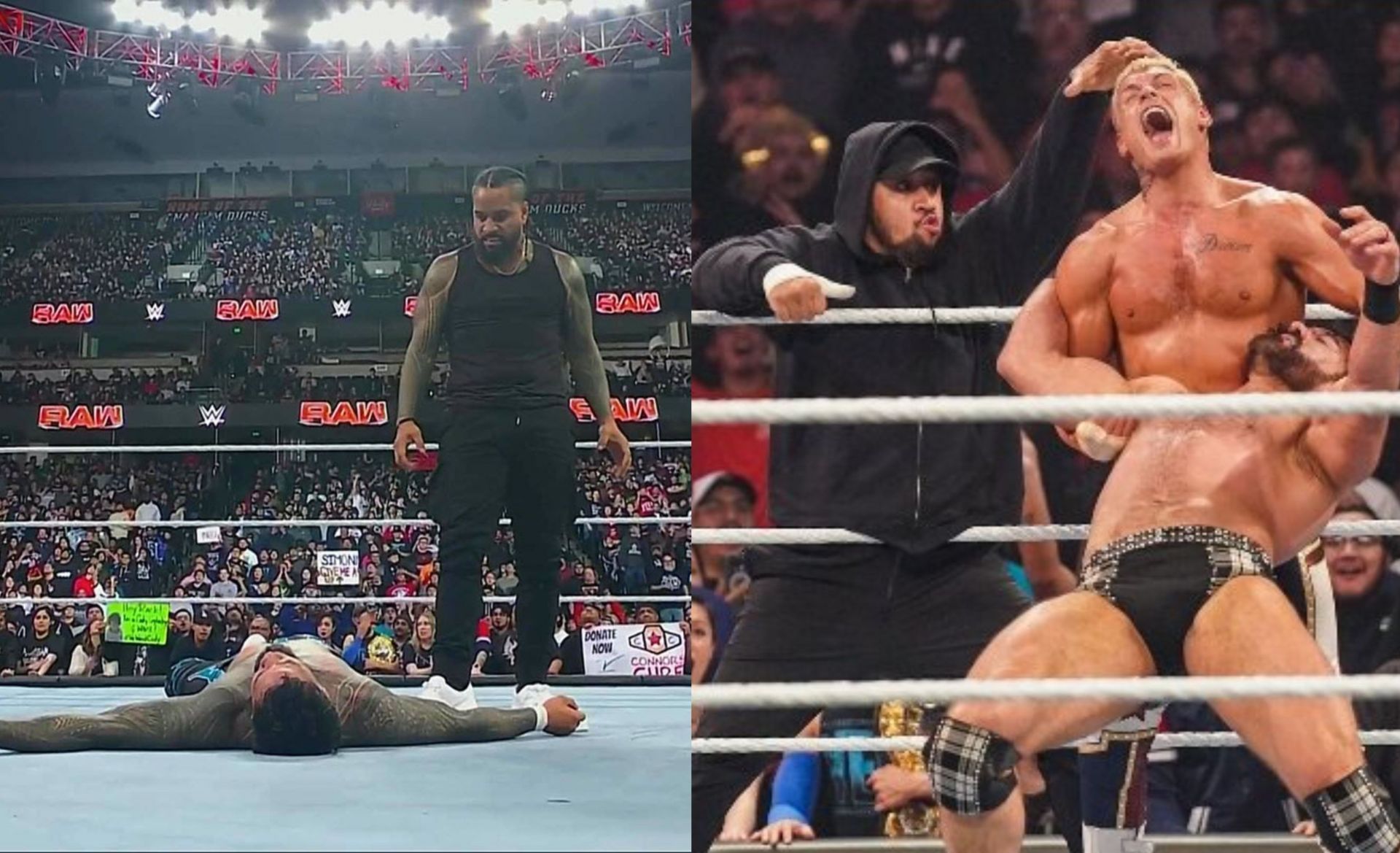 WWE Raw में कई रोचक चीज़ें देखने को मिली 