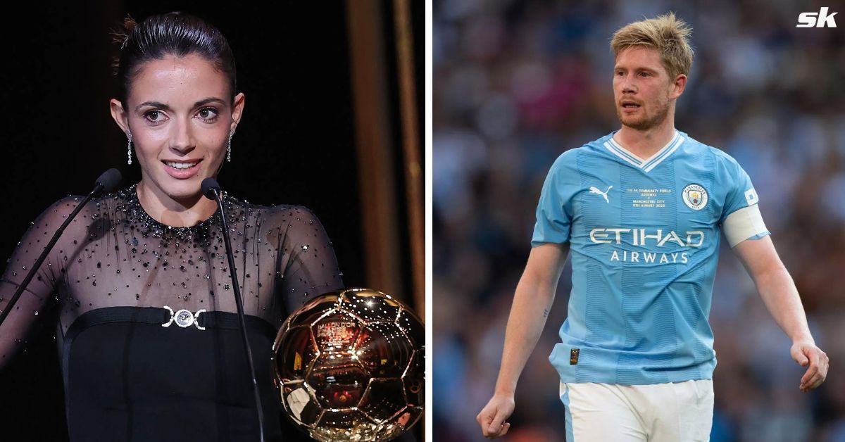 Aitana Bonmati (left) and Kevin De Bruyne