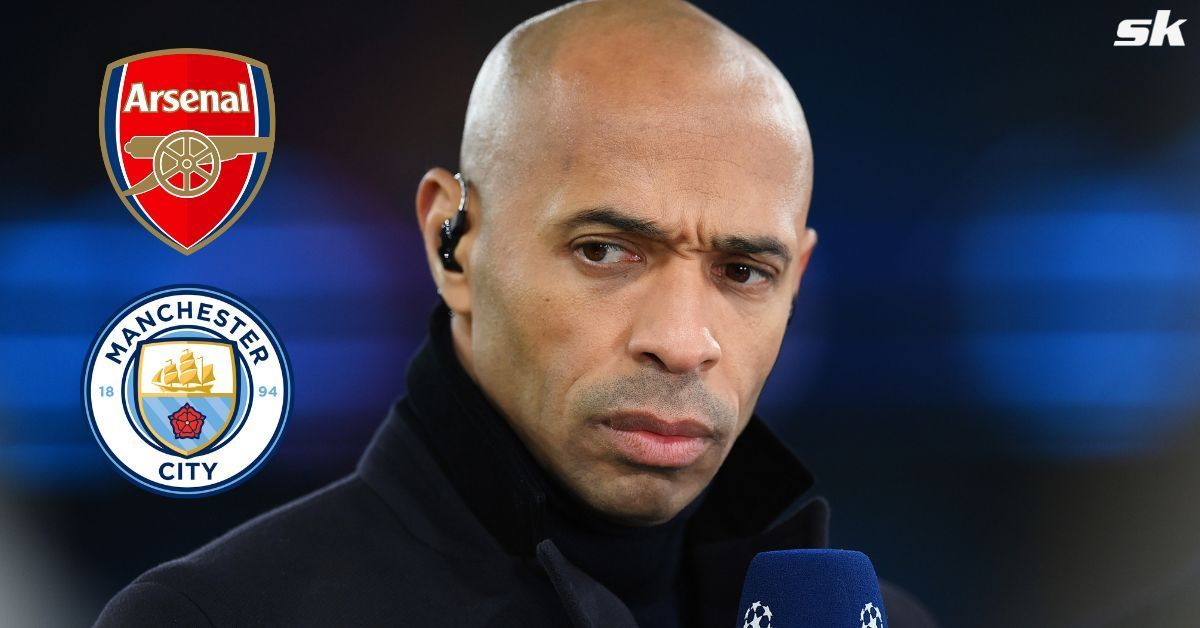 Thierry Henry responds when asked who among Arsenal and Manchester City will go further in Champions League