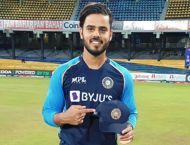 Nitish Rana made his debut for the Indian team in 2021 against Sri Lanka. (Image Credits: @nitishrana_official/Instagram)