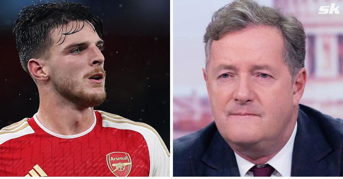 Piers Morgan slams West Ham fans for booing Declan Rice 