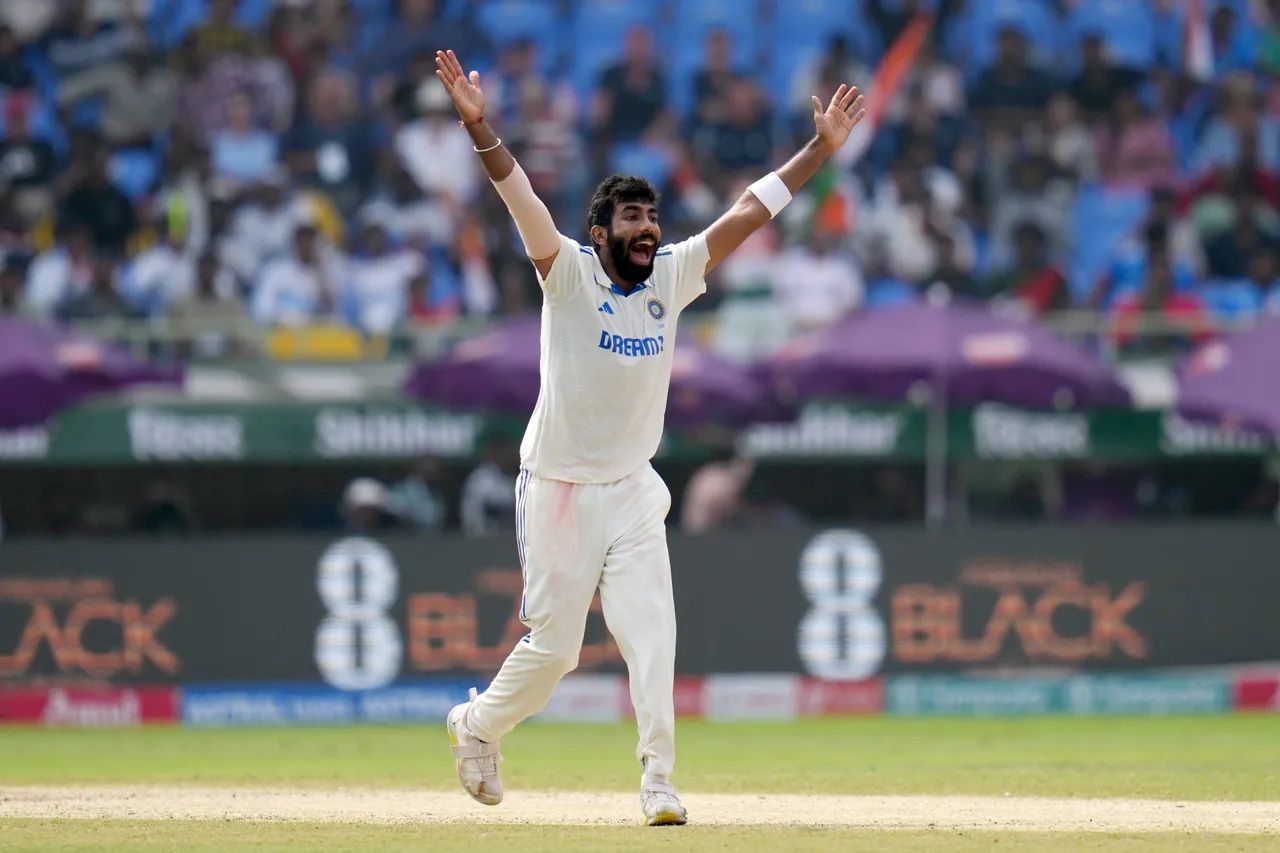 Jasprit Bumrah picked up nine wickets in the Visakhapatnam Test. [P/C: BCCI]