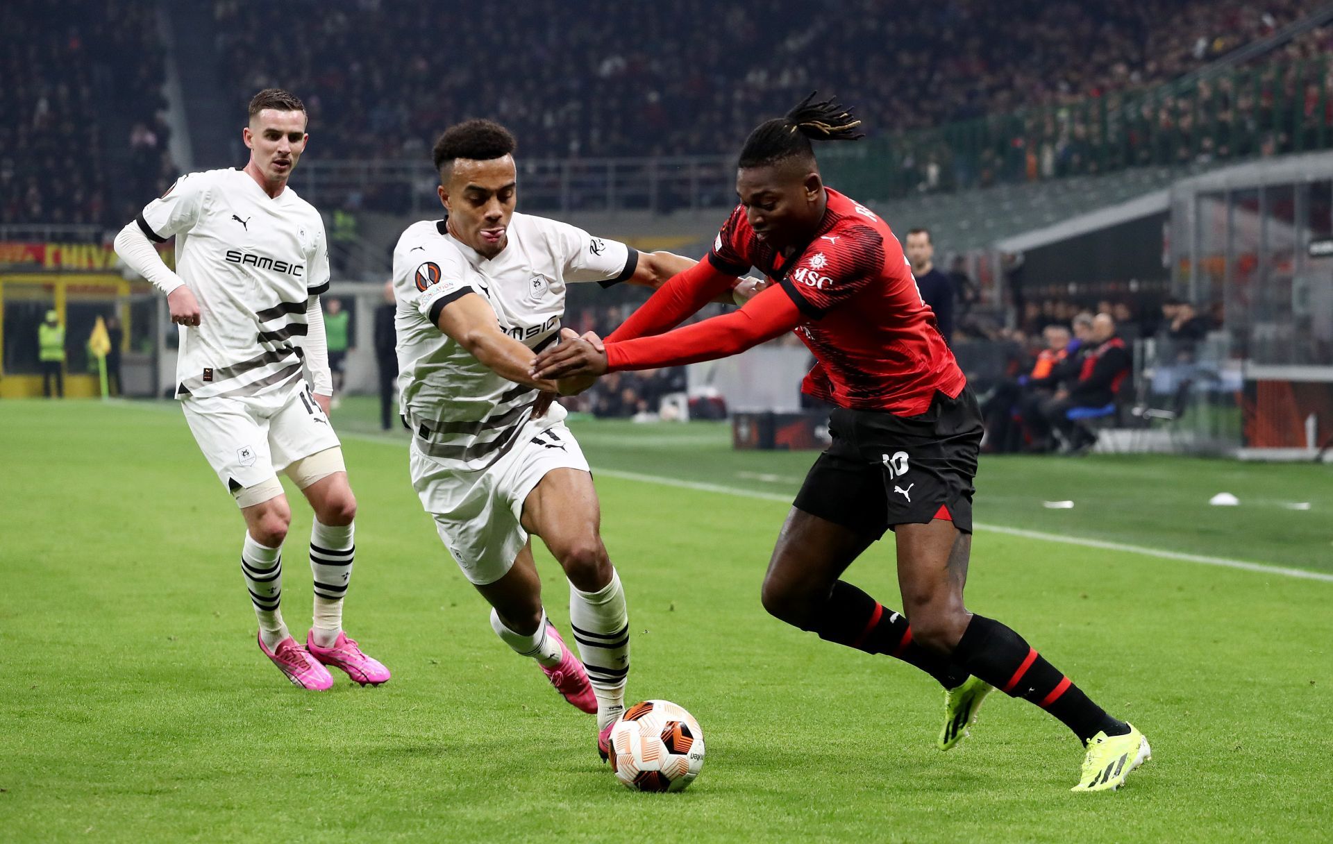 AC Milan v Stade Rennais FC: Knockout Round Play-offs First Leg - UEFA Europa League 2023/24