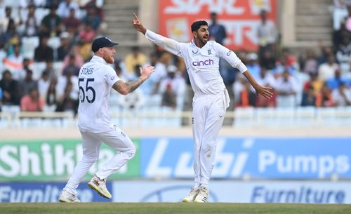 England off-spinner Shoaib Bashir has troubled India’s batters. (Pic: Getty Images)