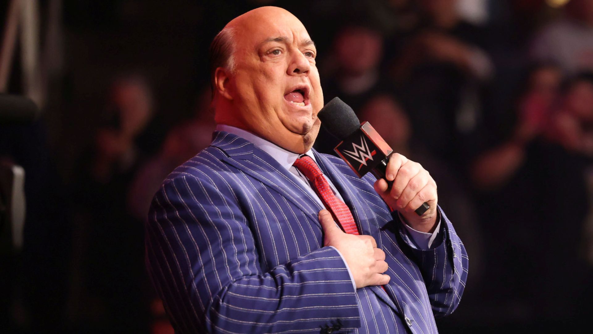 Paul Heyman cuts a promo live on WWE RAW