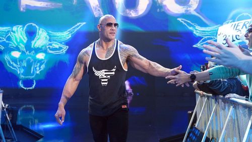 The Rock on RAW