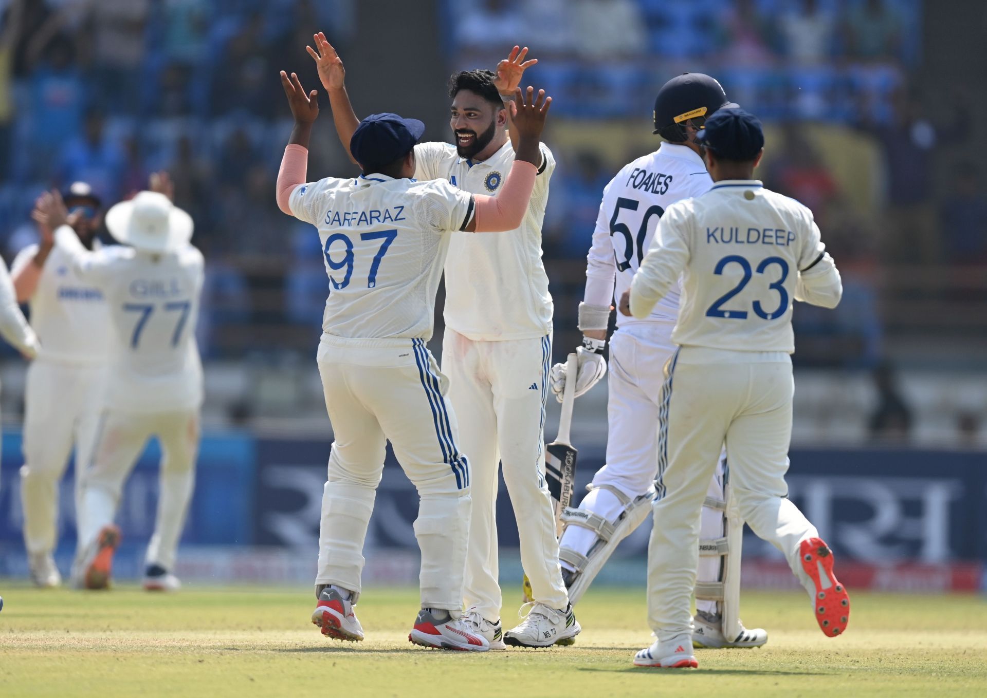 India  v England - 3rd Test Match: Day Three