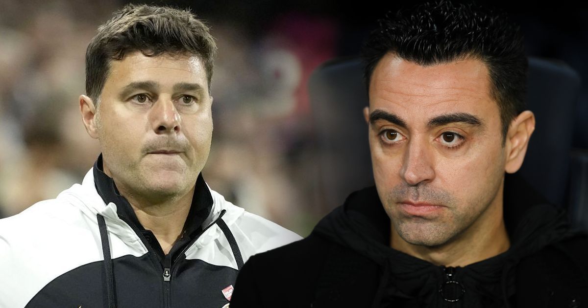 Mauricio Pochettino (left) and Xavi