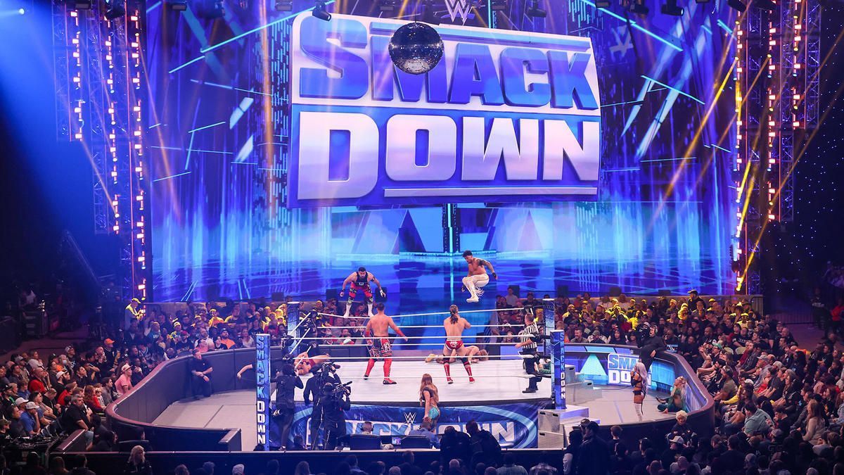 A still from the February 2, 2024, edition of SmackDown.