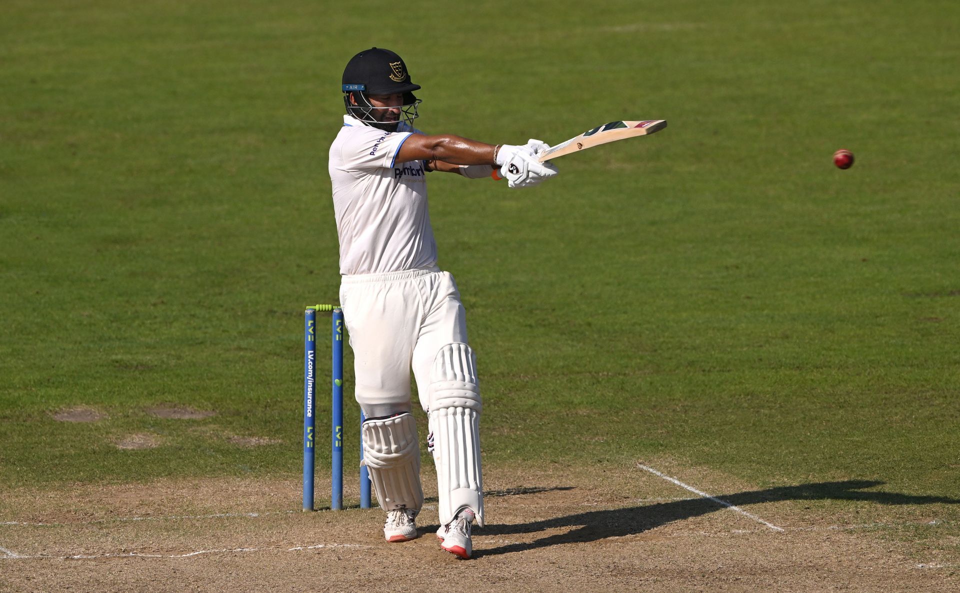 Pujara bats: Durham v Sussex - LV= Insurance County Championship