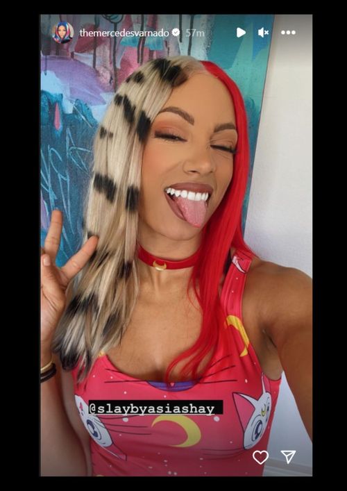 Mercedes Mone shows off new look on Instagram