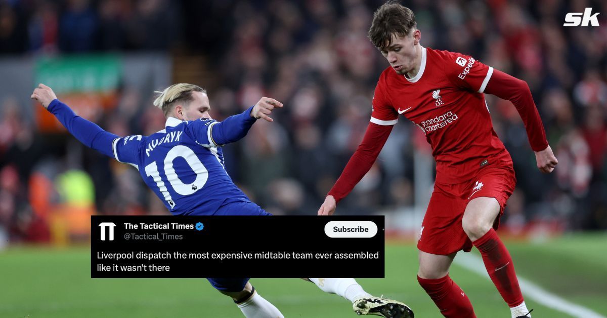 Conor Bradley scored his first Liverpool goal earlier this Wednesday.