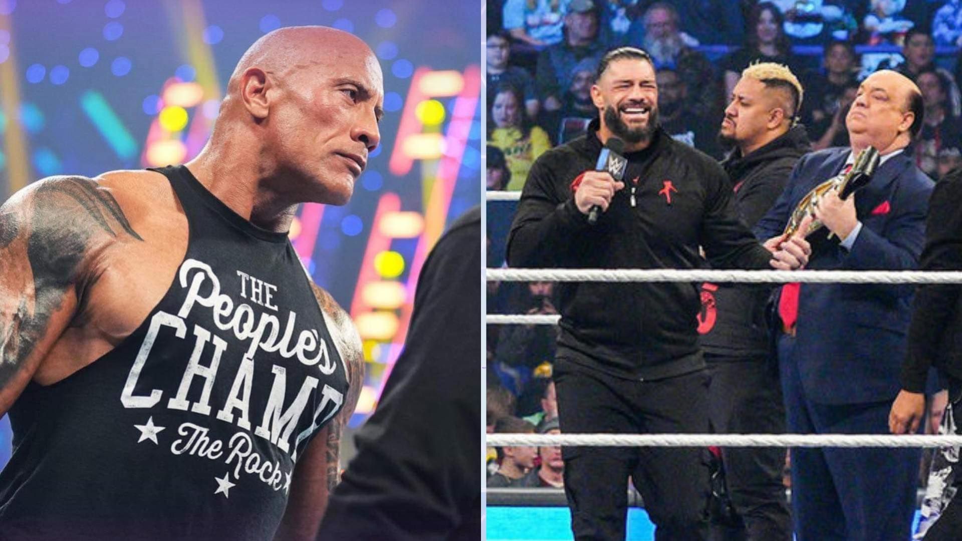 The Rock and Roman Reigns will appear together on SmackDown next week.