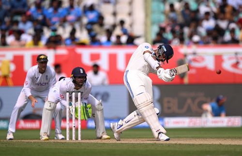 Yashasvi Jaiswal has struck 17 fours and five sixes during his unbeaten knock. [P/C: Getty]