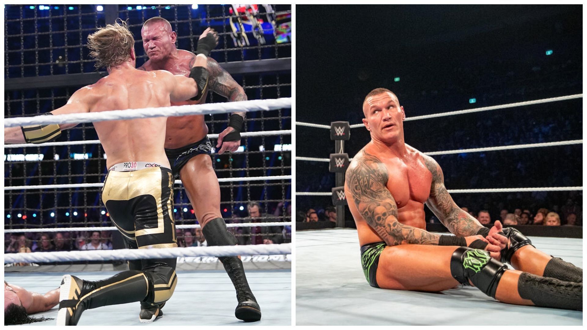 Logan Paul and Randy Orton competed inside the WWE Men