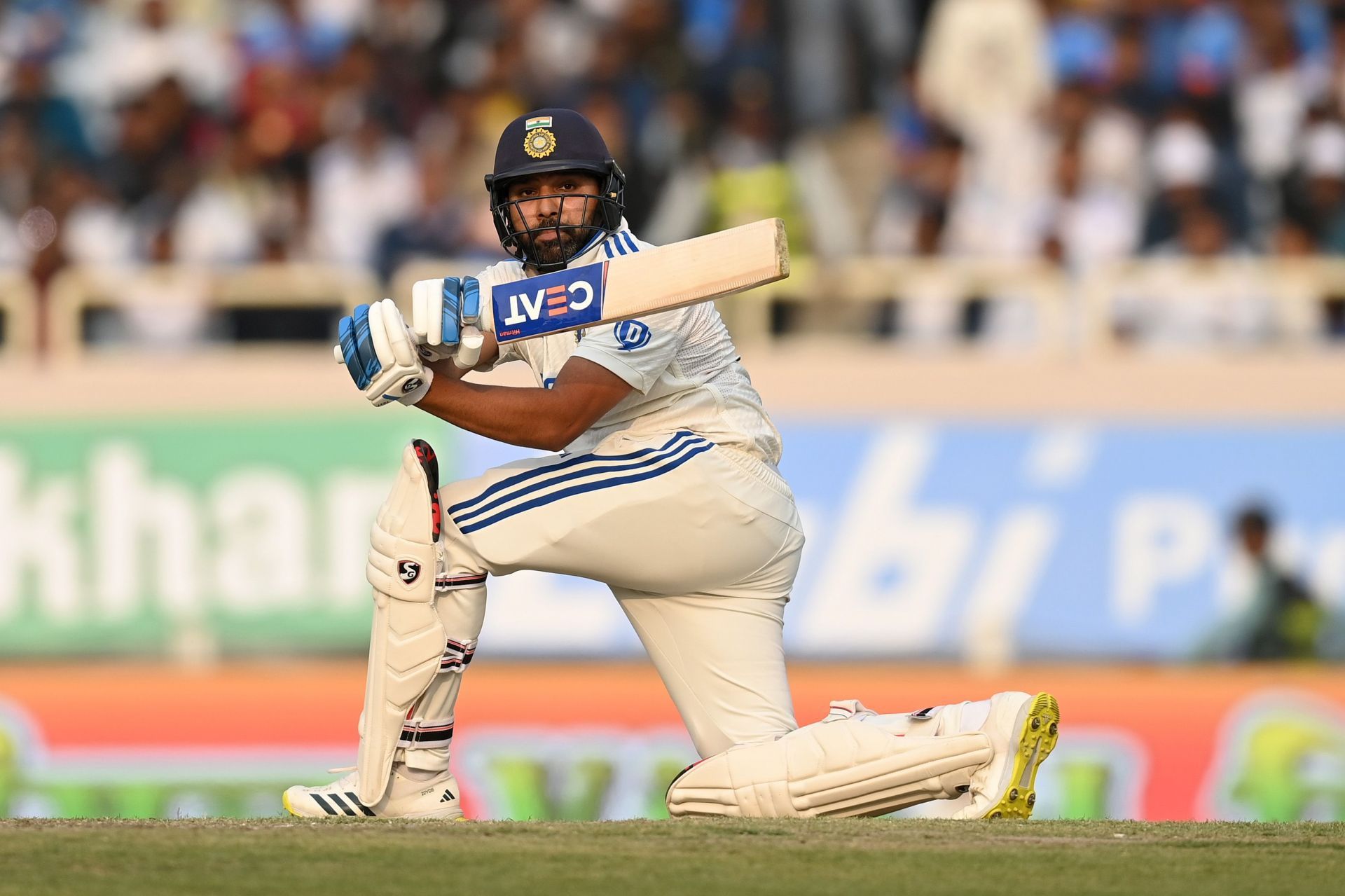 Rohit Sharma made the most of the loose deliveries bowled by the England spinners.