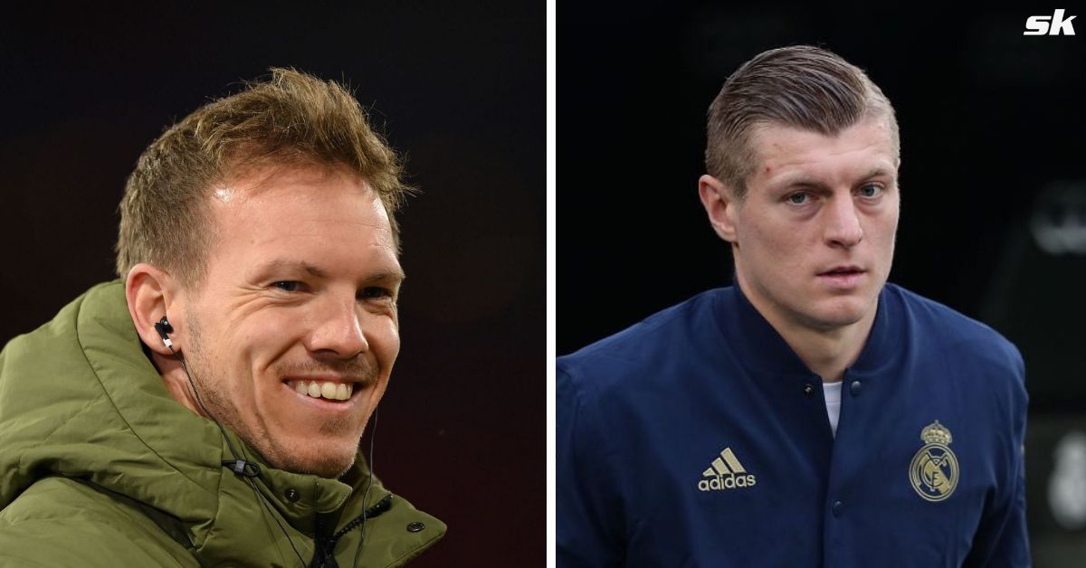 Julian Nagelsmann (left) and Toni Kroos