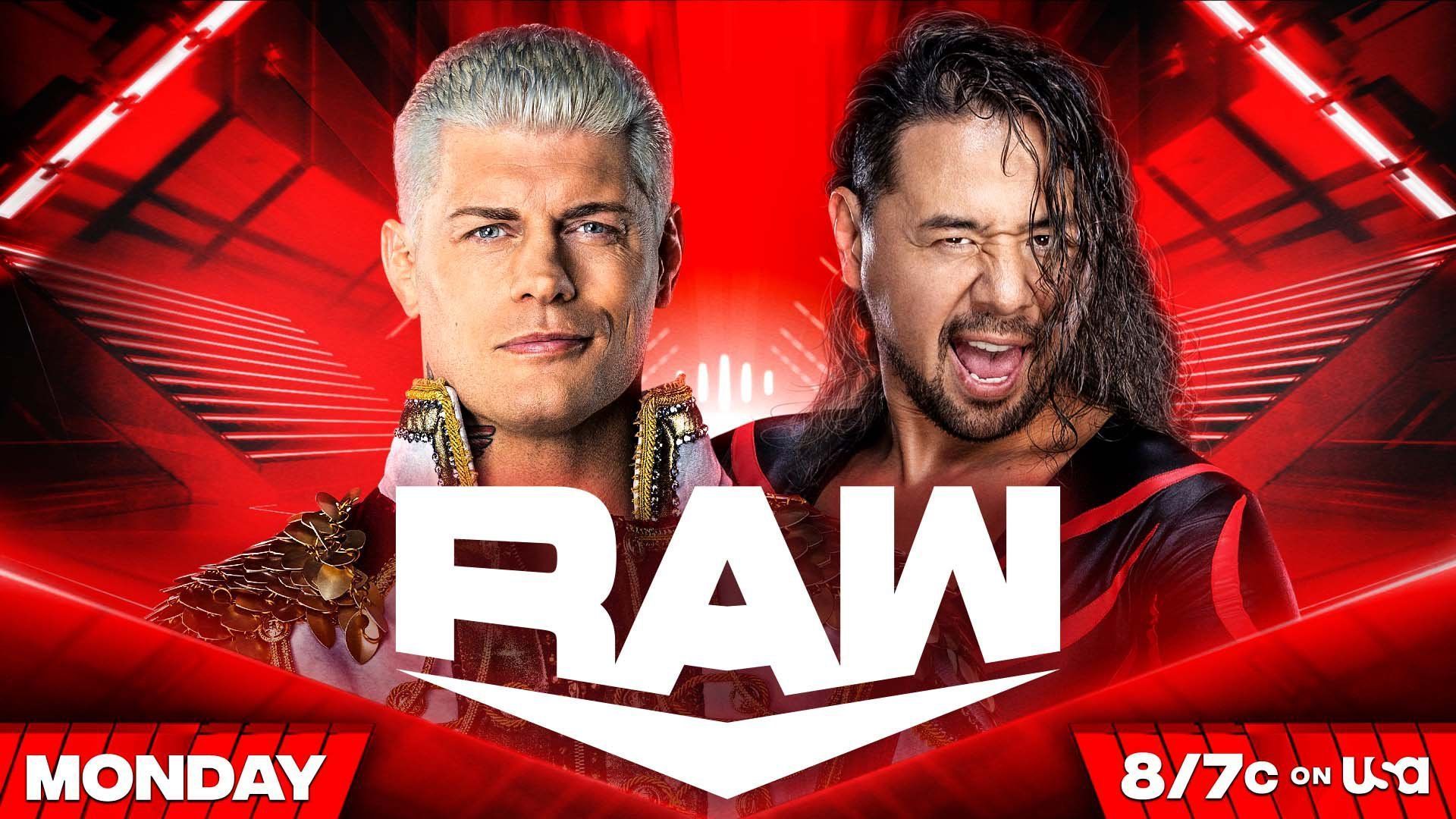 Cody Rhodes and Shinsuke Nakamura will clash on WWE RAW