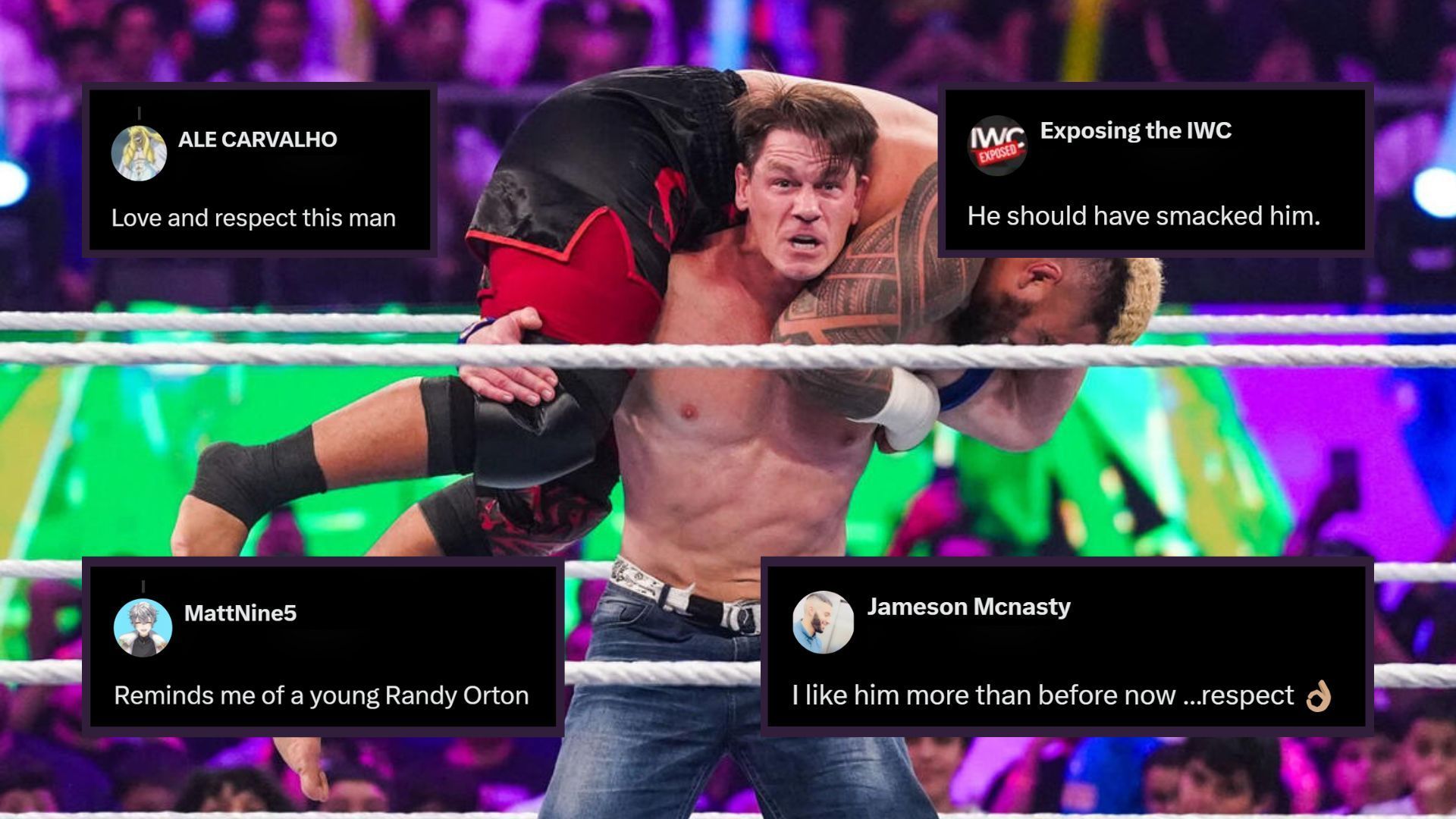 John Cena at WWE Crown Jewel 2023!