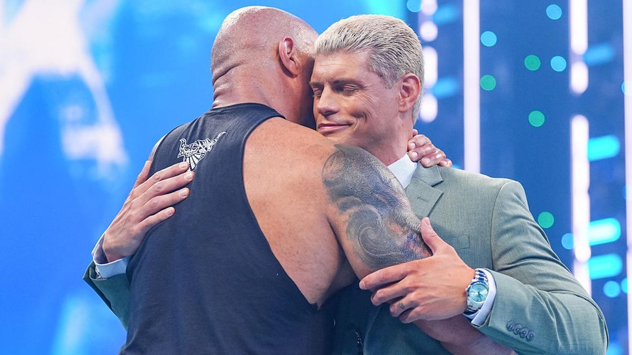 The Rock and Cody Rhodes (via WWE