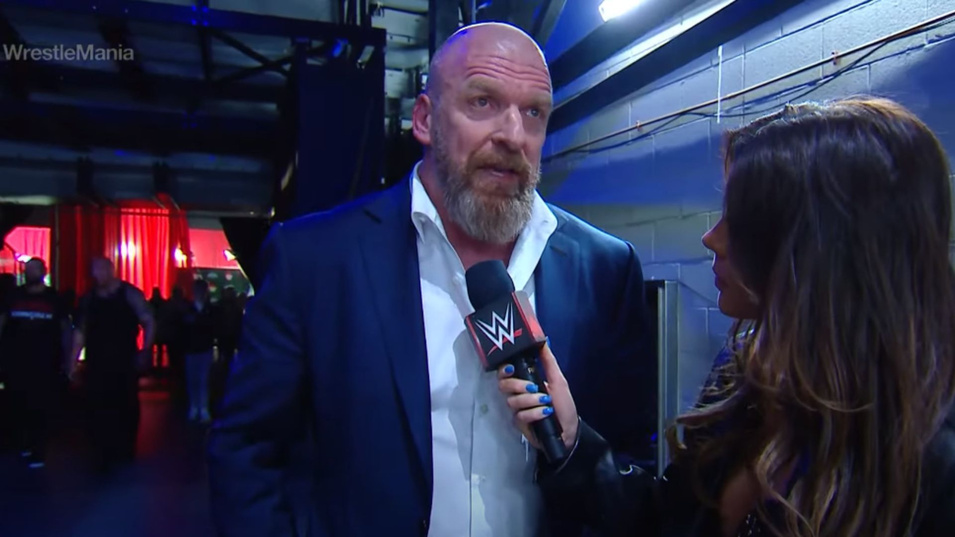 Triple H after the WrestleMania 40 Kickoff press event.