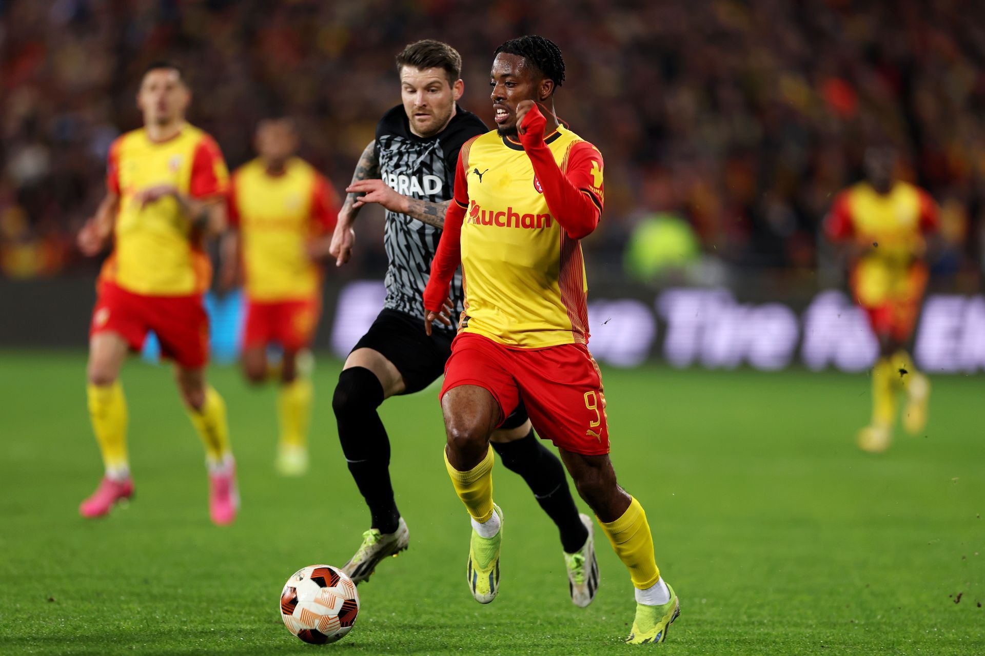 RC Lens v Sport-Club Freiburg: Playoff First Leg - UEFA Europa League 2023/24