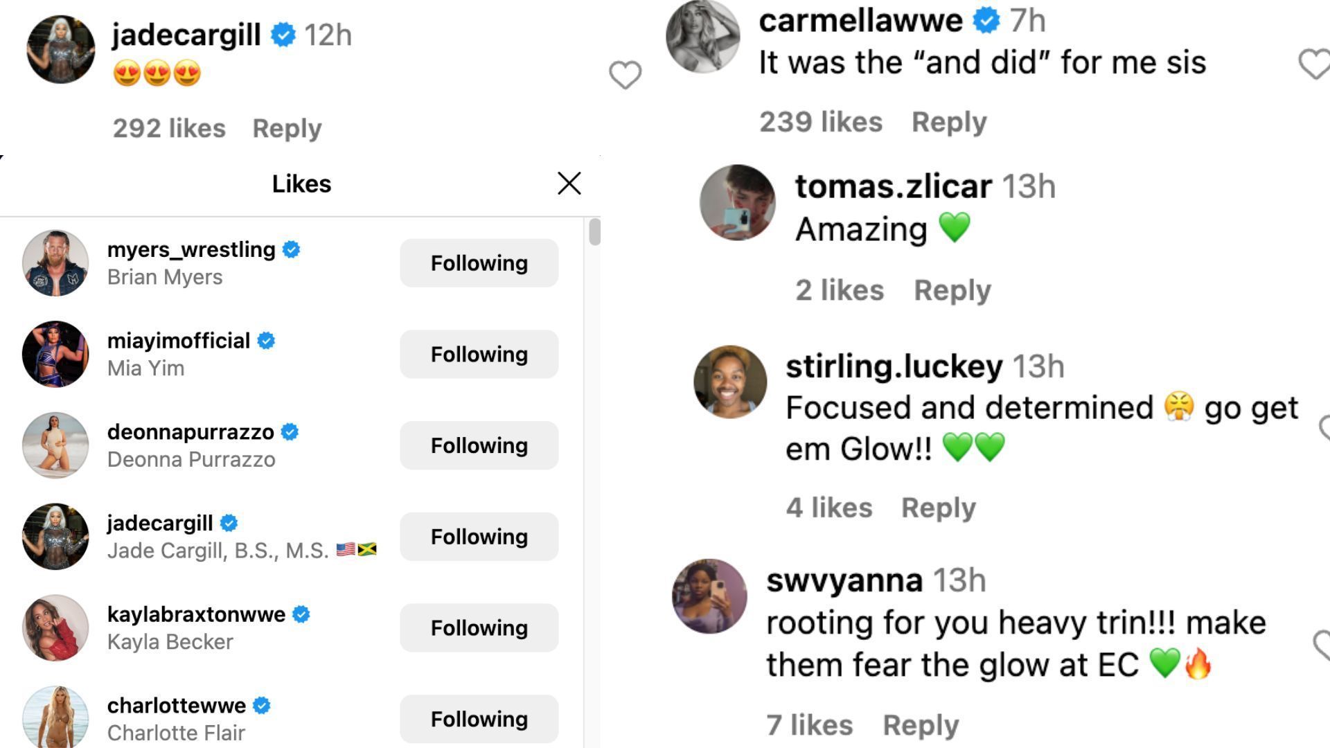 Stars and fans react to Naomi&#039;s message following RAW.