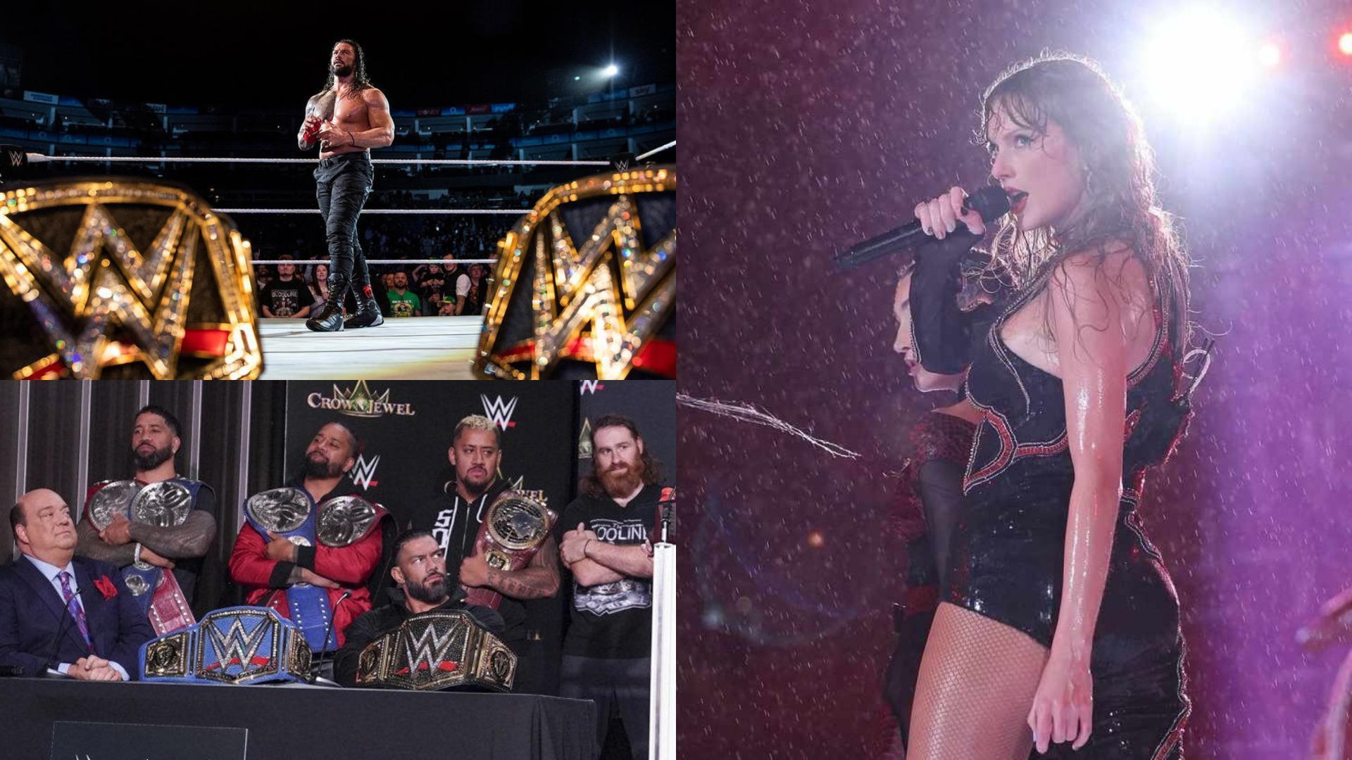 A WWE legend joked about Taylor Swift acknowledging The Bloodline