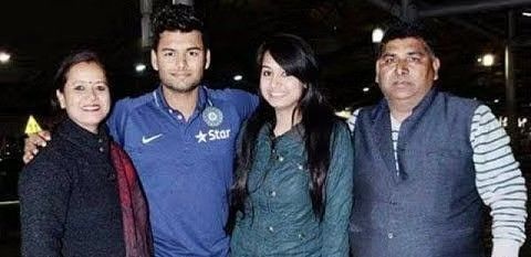 Rishabh Pant Family