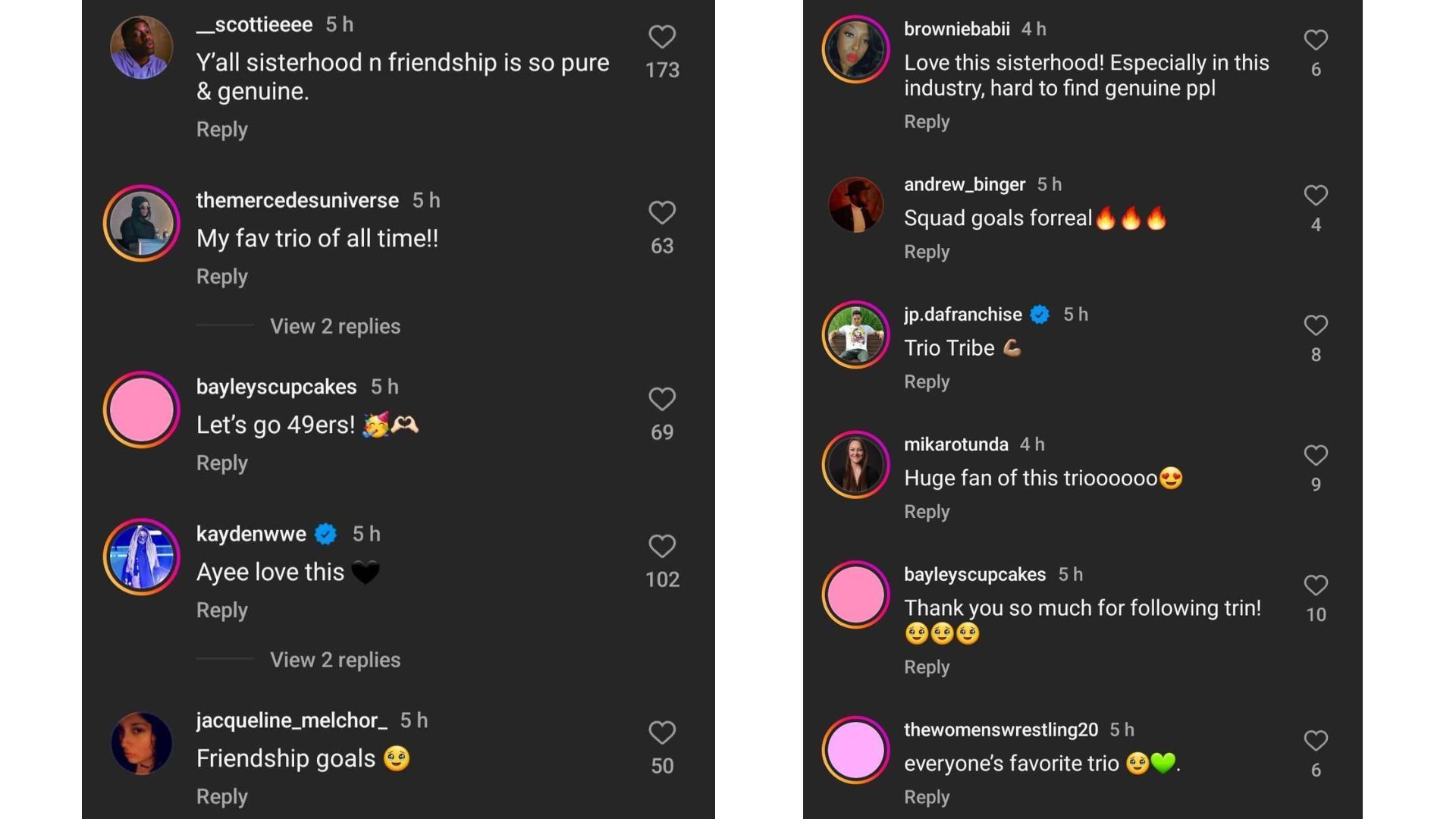 Fan reactions to Naomi&#039;s latest post