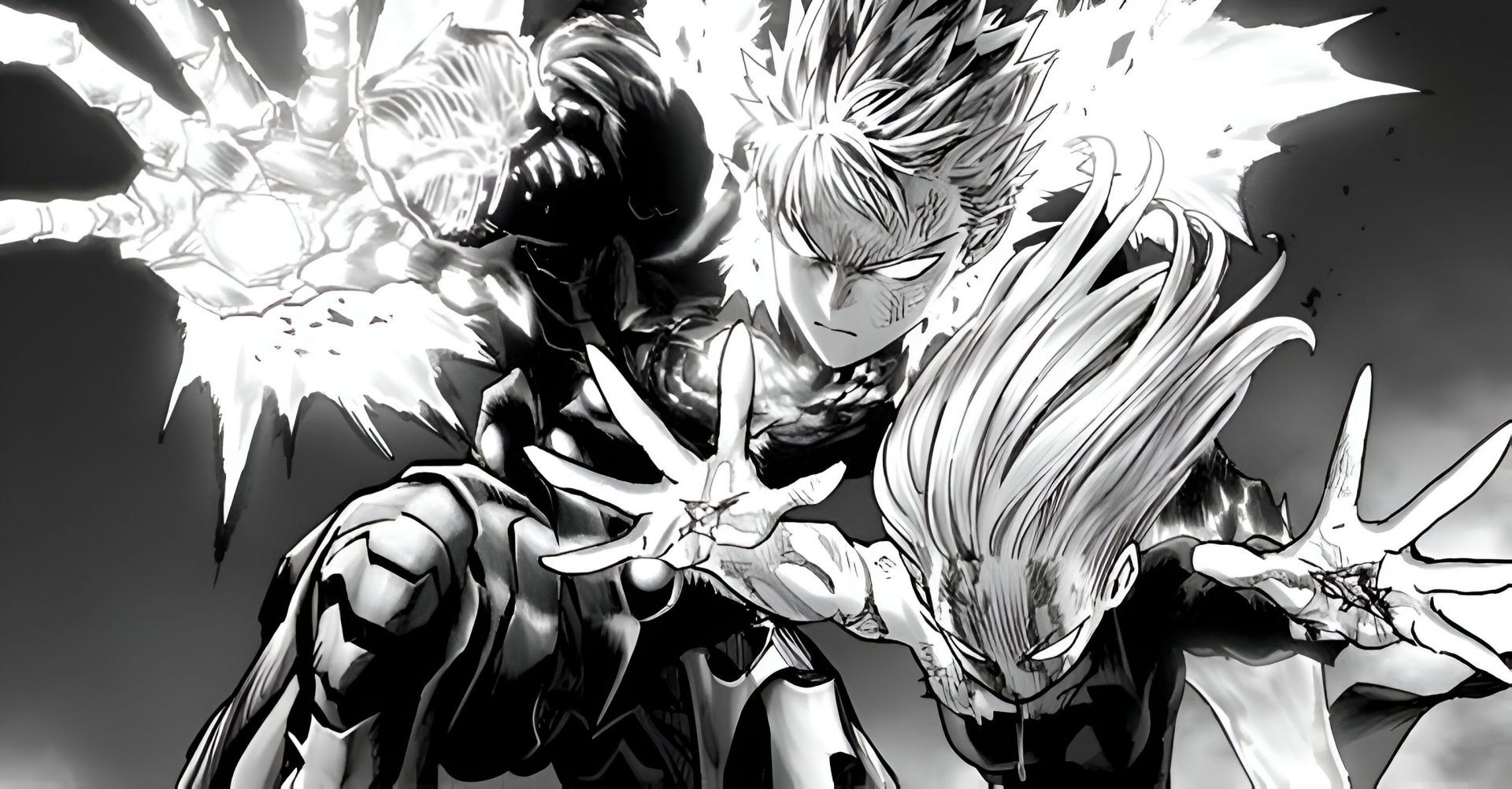 Genos (left) fighting alongside Tatsumaki (right) (Image via VIZ Media)