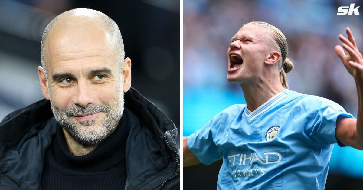 Manchester City boss Pep Guardiola responds to rumors linking Erling Haaland with a move to Real Madrid