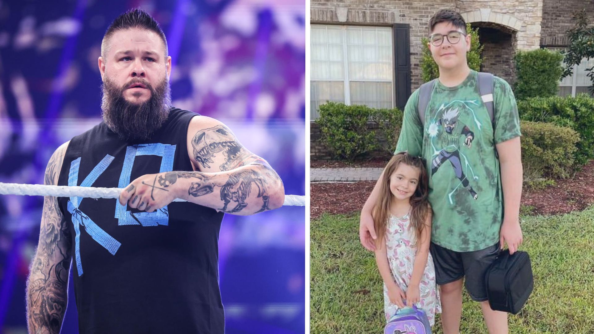 WWE Superstar Kevin Owens has two children