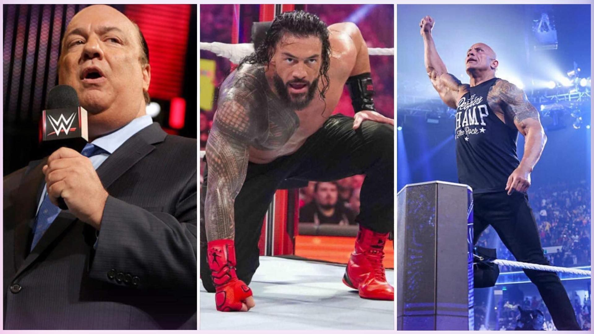 Paul Heyman is currently managing both Roman Reigns and The Rock.