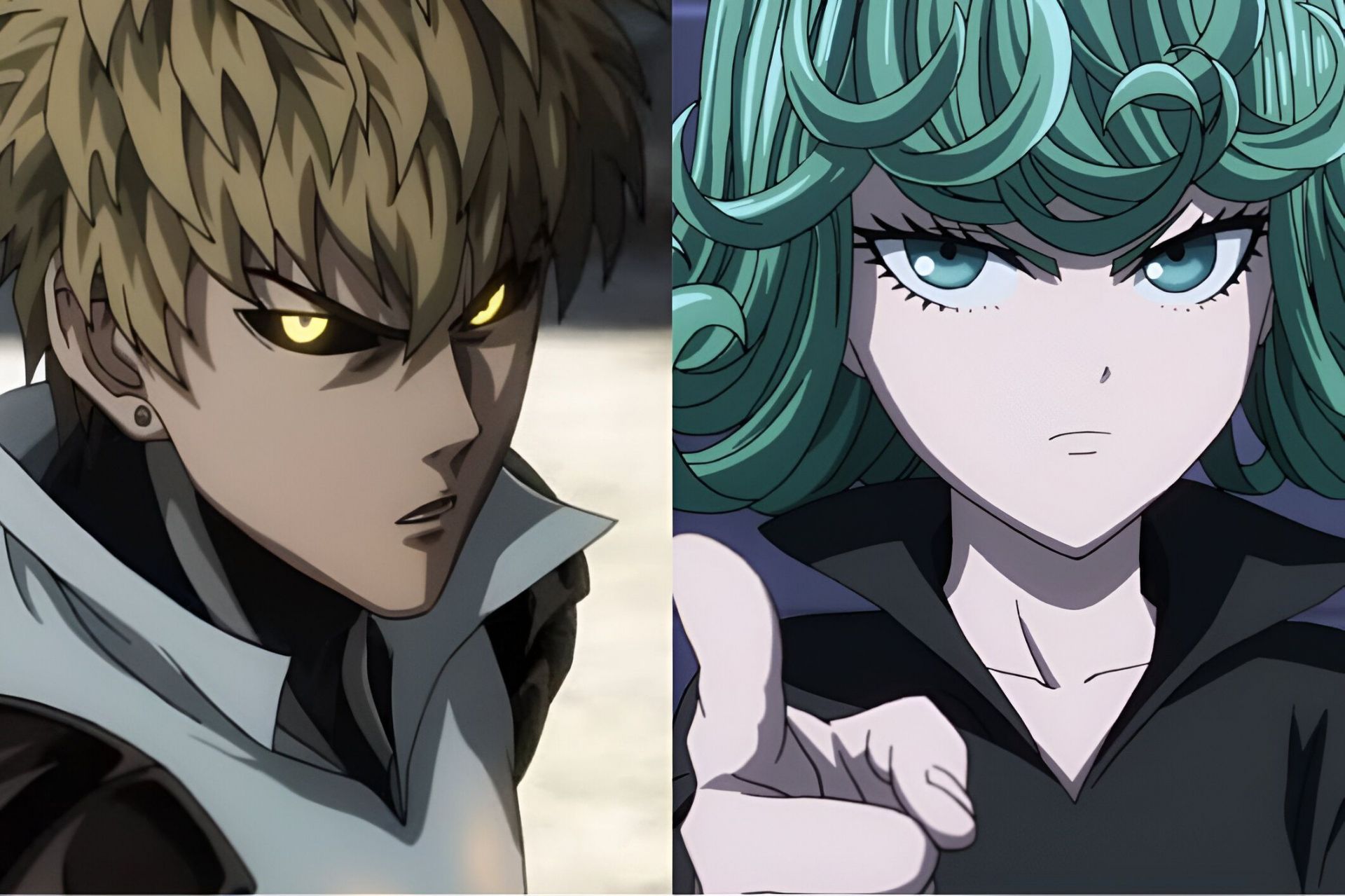 Genos (left) and Tatsumaki (right) as seen in the anime (Image via Madhouse)